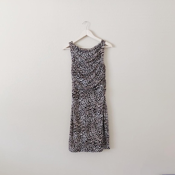 LIKE NEW! ANN TAYLOR! WOMEN’S LEOPARD PRINT DRESS! - Picture 3 of 3